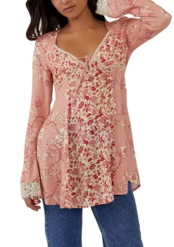 Cheap 🛒 Free People Odette Printed Tunic Top 👏