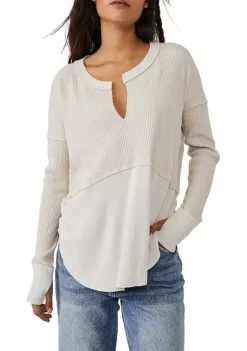 Discount 🥰 Free People We the Free Monterey Thermal 👚 Shirt 🎁 -Free People Sales Belk 5