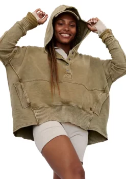 Promo 🎉 FP Movement Solid Honey Dove Pullover ✔️ -Free People Sales Belk 543