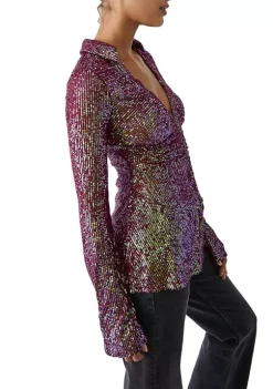 Brand new 🎉 Free People Sequin 👚 Shirt ⭐ -Free People Sales Belk 797