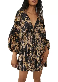 Brand new ⌛ Free People Printed Arzel Mini 👗 Dress 🔔