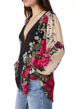 Coupon 🥰 Free People Mikayla Printed Tunic 🥰 -Free People Sales Belk 832