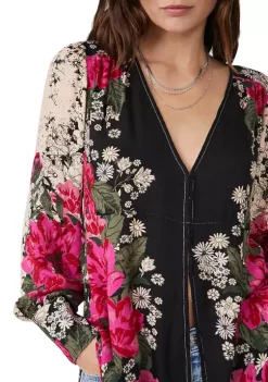 Coupon 🥰 Free People Mikayla Printed Tunic 🥰 -Free People Sales Belk 833