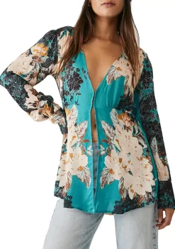 Coupon 🥰 Free People Mikayla Printed Tunic 🥰 -Free People Sales Belk 835