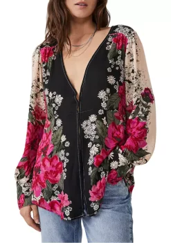 Coupon 🥰 Free People Mikayla Printed Tunic 🥰 -Free People Sales Belk 836