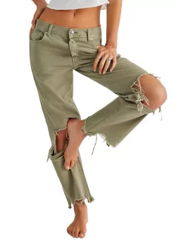 Outlet 💯 Free People We The Free Maggie Mid Rise Straight 👖 Jeans 👏 -Free People Sales Belk 839