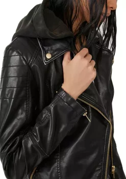 Best Sale 😍 Free People Harriett Vegan Leather Jacket ✨ -Free People Sales Belk 863