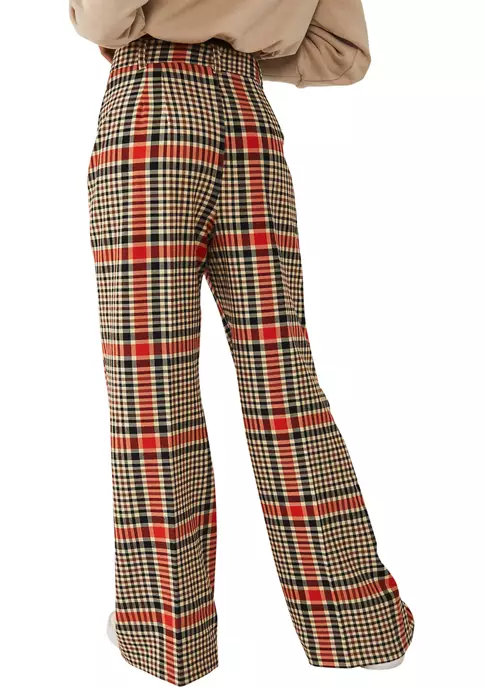 Best Pirce 😀 Free People Plaid Jules Pants 👏 2 Best Pirce 😀 Free People Plaid Jules Pants 👏 - Image 2