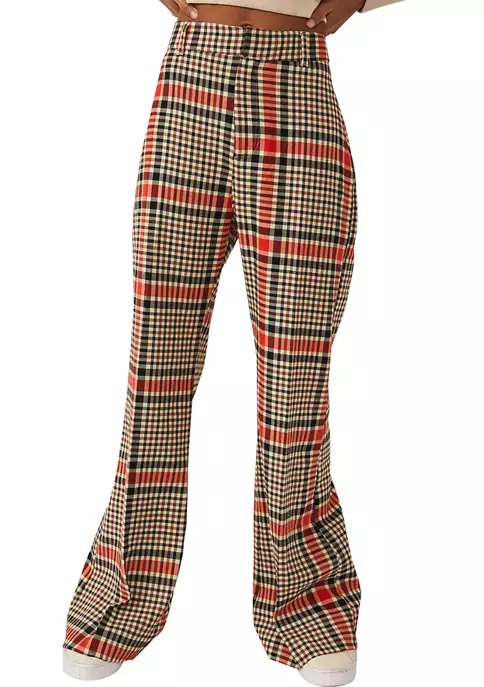 Best Pirce 😀 Free People Plaid Jules Pants 👏 6 Best Pirce 😀 Free People Plaid Jules Pants 👏 - Image 6
