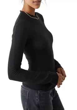 Budget 🥰 Free People Wide Eyed Mock Neck Top 🌟 -Free People Sales Belk 879