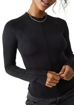 Budget 🥰 Free People Wide Eyed Mock Neck Top 🌟 -Free People Sales Belk 880