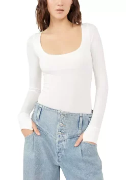 Cheap 🤩 Free People Settle In Scoop Neck Bodysuit 😀 11 Cheap 🤩 Free People Settle In Scoop Neck Bodysuit 😀 -Free People Sales Belk 914