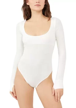 Cheap 🤩 Free People Settle In Scoop Neck Bodysuit 😀 12 Cheap 🤩 Free People Settle In Scoop Neck Bodysuit 😀 -Free People Sales Belk 915