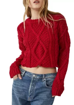 Cheapest 🌟 Free People Cutting Edge Cable Knit Sweater ⌛ -Free People Sales Belk 933