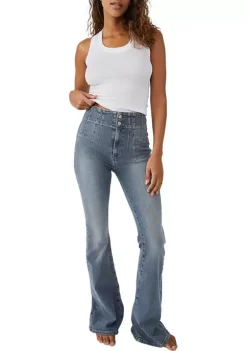 Buy 🛒 Free People We the Free Jayde Flare 👖 Jeans 👏 -Free People Sales Belk 956