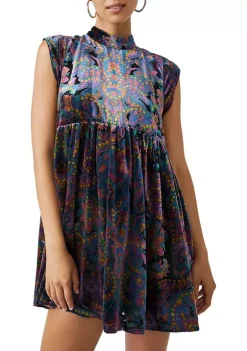 Cheap ๐ Free People All the Time Velvet Mini ๐ Dress ๐ฅ