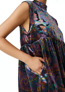 Cheap 😉 Free People All the Time Velvet Mini 👗 Dress 🔥 -Free People Sales Belk 972