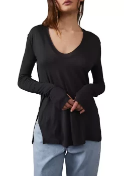 Hot Sale โ๏ธ Free People Fresh and Clean Long Sleeve T-Shirt ๐คฉ