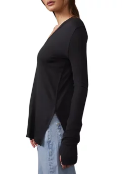 Hot Sale ✔️ Free People Fresh and Clean Long Sleeve T-Shirt 🤩 -Free People Sales Belk 996